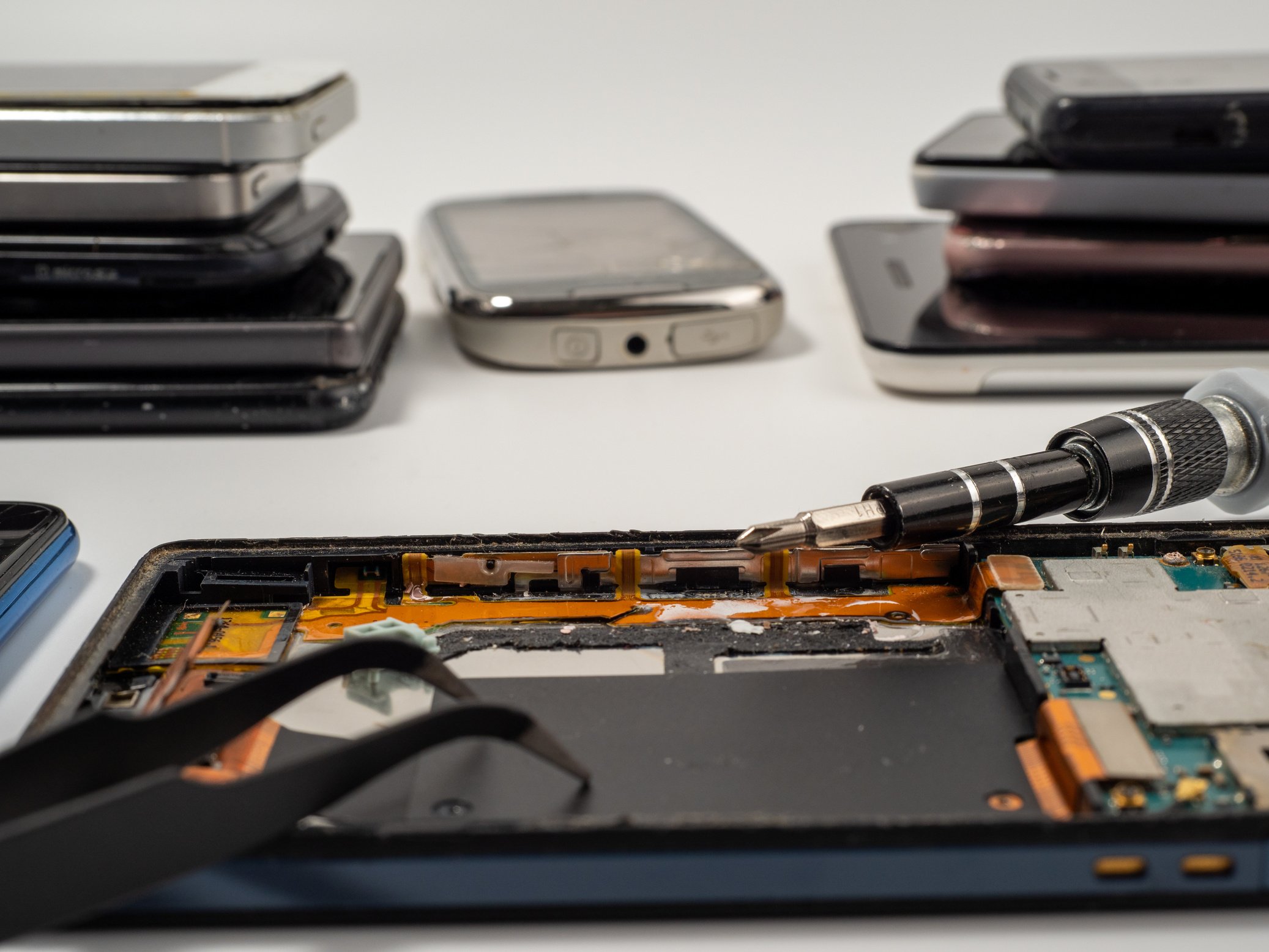 Cell phone parts and tools, phone repair, smartphone and mobile technology upgrades.